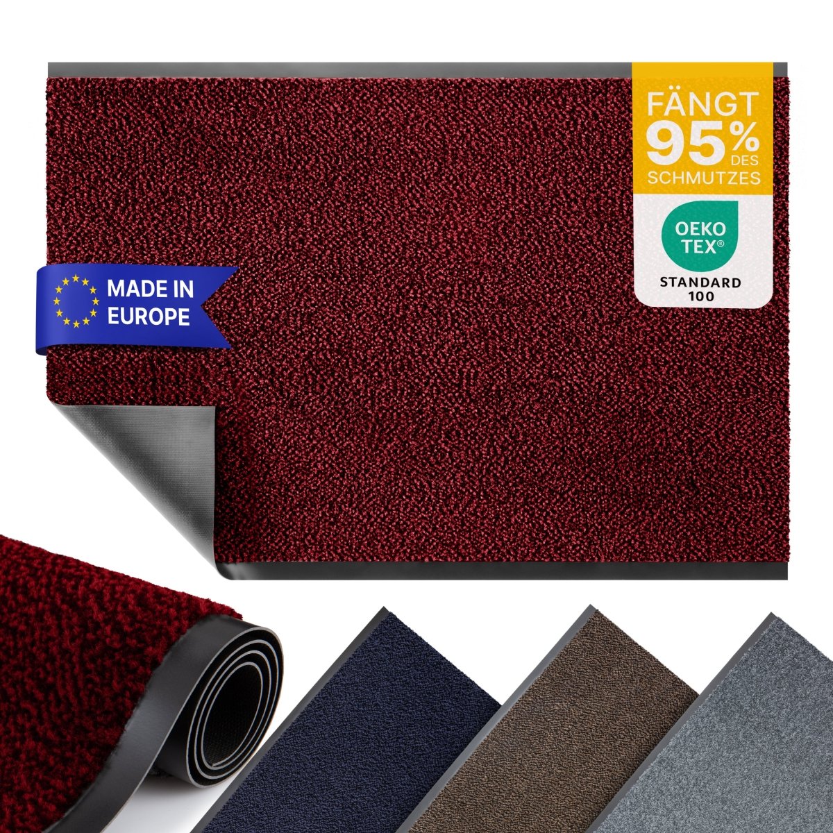 Schmutzfangmatte auf Maß – mit oder ohne Gummirand - Entrando