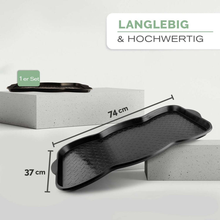 Schuhabtropfschale für 3 Paar Schuhe - Entrando