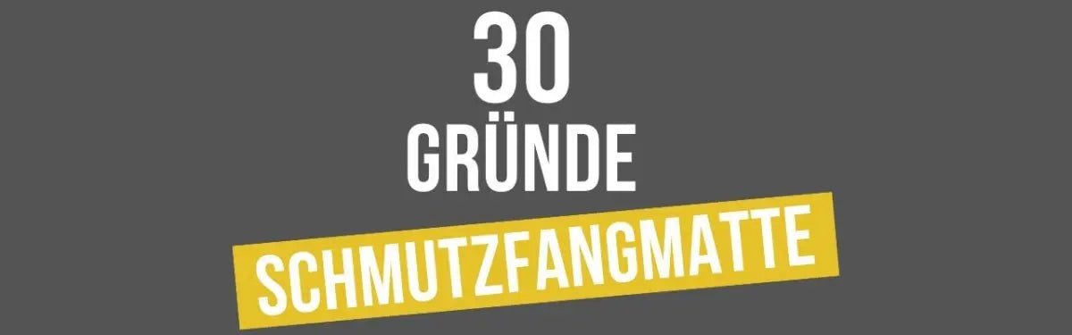 30 unschlagbare Gründe für einen sauberen Eingangsbereich - Entrando