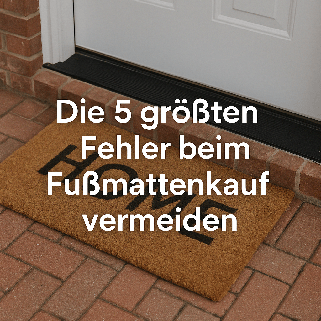 Die 5 größten Fehler beim Kauf von Fußmatten – und wie du sie vermeidest - Entrando