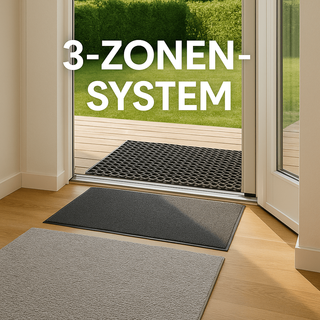 3-Zonen-System Terrasse: Schmutz draußen, Haus sauber – Entrando