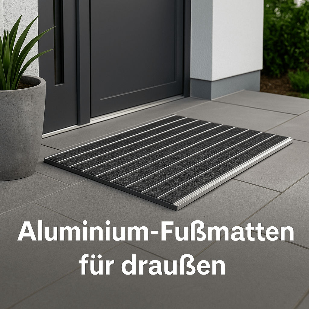 Aluminium-Fußmatten für draußen: Die beste Lösung für stilvolle und wetterfeste Eingänge - Entrando