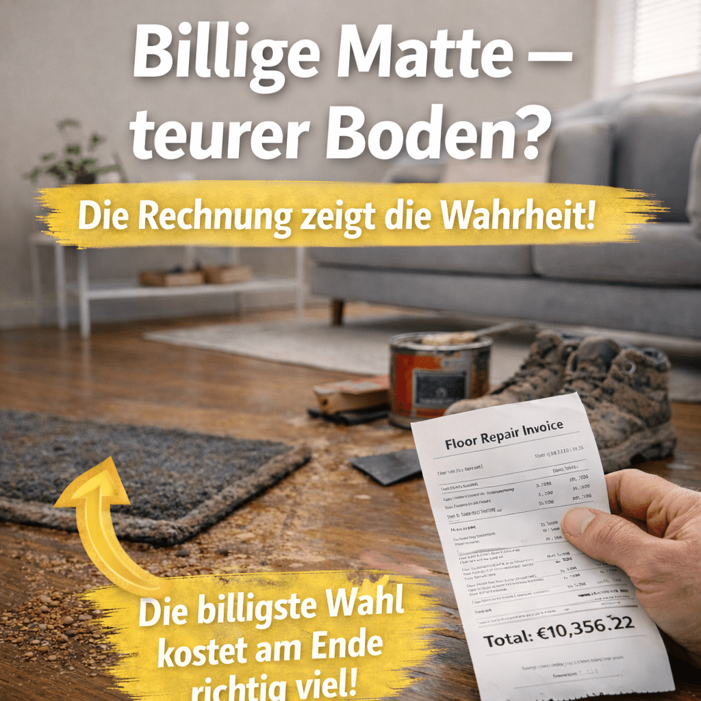 Billige Matte, teurer Boden - warum sie am Ende richtig weh tut - Entrando