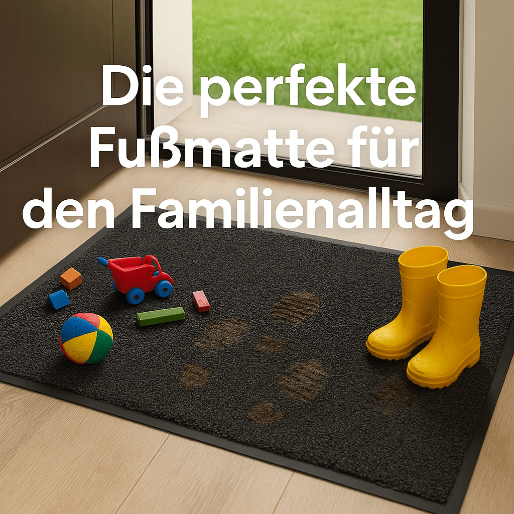 Die perfekte Fußmatte für Familien mit Kindern – Darauf solltest du achten! - Entrando