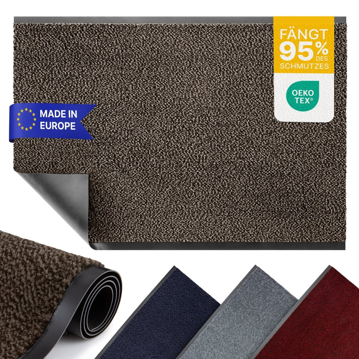 Schmutzfangmatte auf Maß – mit oder ohne Gummirand - Entrando