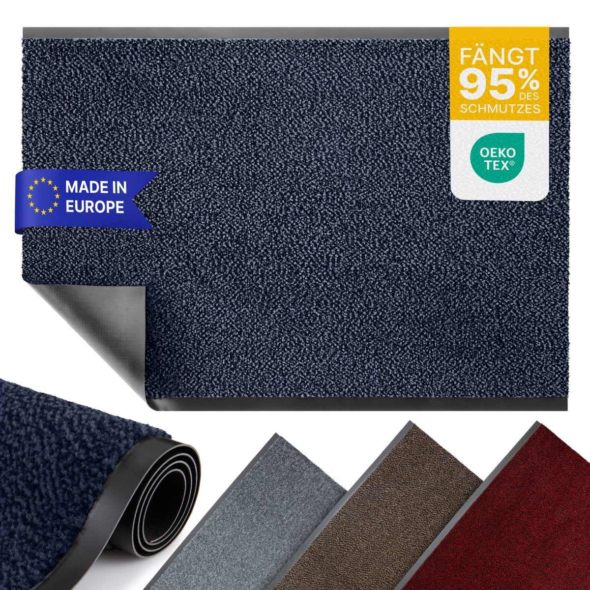 Schmutzfangmatte auf Maß – mit oder ohne Gummirand - Entrando