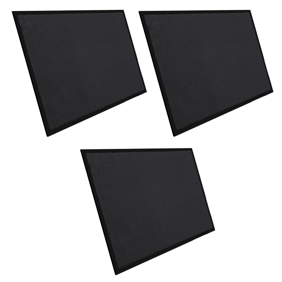 3x Schmutzfangmatte Eingangsbereich Sparset (Groß) - Entrando