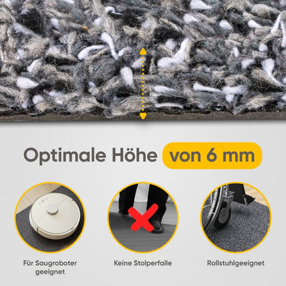 Fußmatte waschbar ohne Rand aus Baumwolle &quot;WATERBLOCK&quot; - Entrando