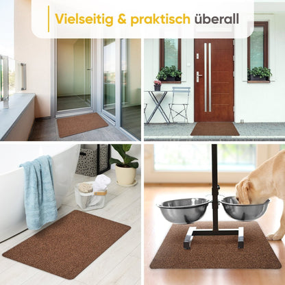 Fußmatte waschbar ohne Rand aus Baumwolle &quot;WATERBLOCK&quot; - Entrando