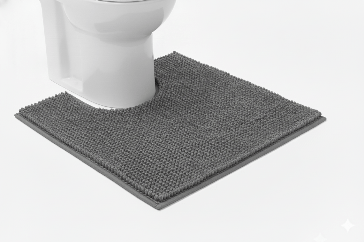 Badematte - Rutschfest &amp; Waschbar - ideal für Bad und WC - Entrando