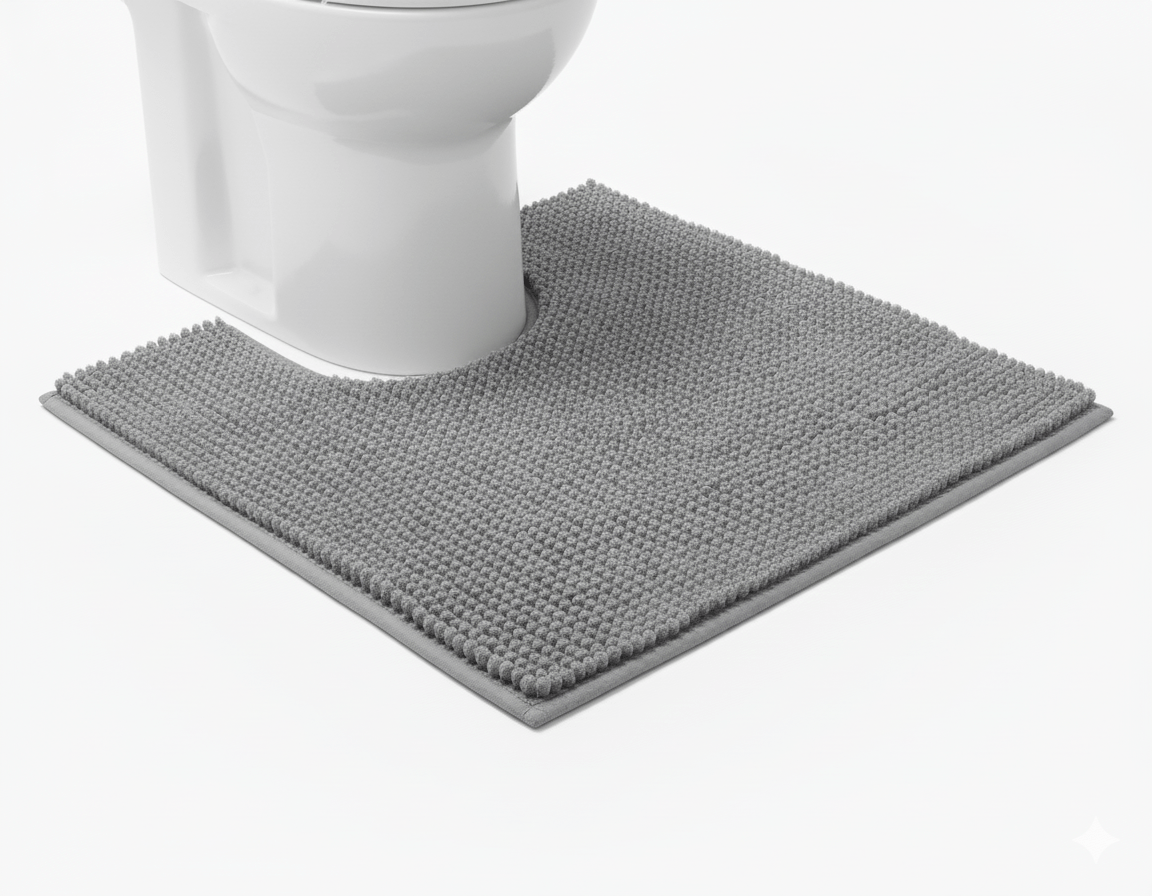 Badematte - Rutschfest &amp; Waschbar - ideal für Bad und WC - Entrando