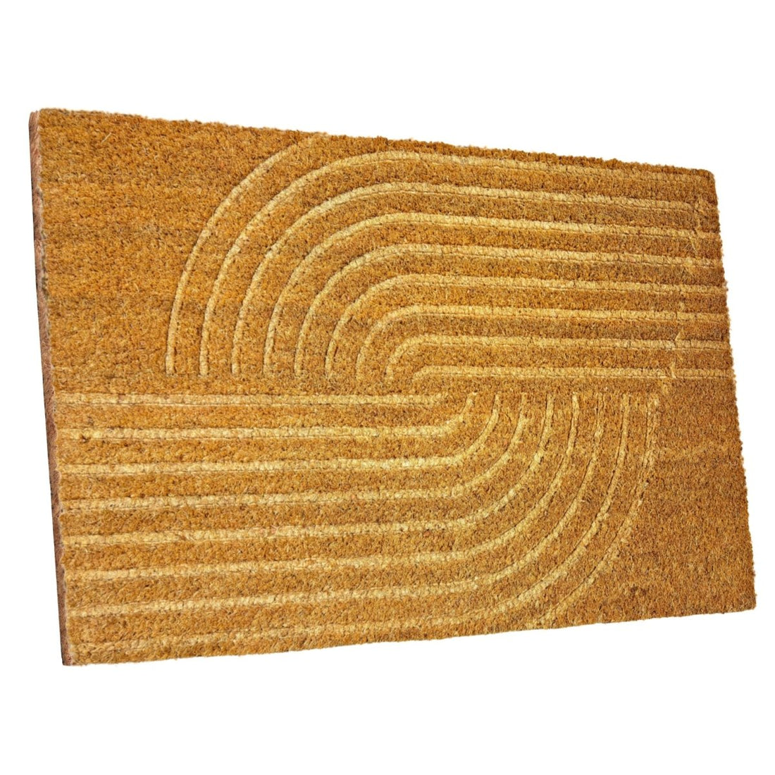 Fußmatte Circos aus Kokos mit Sandmotiv - robust, rutschfest, pflegeleicht - Entrando