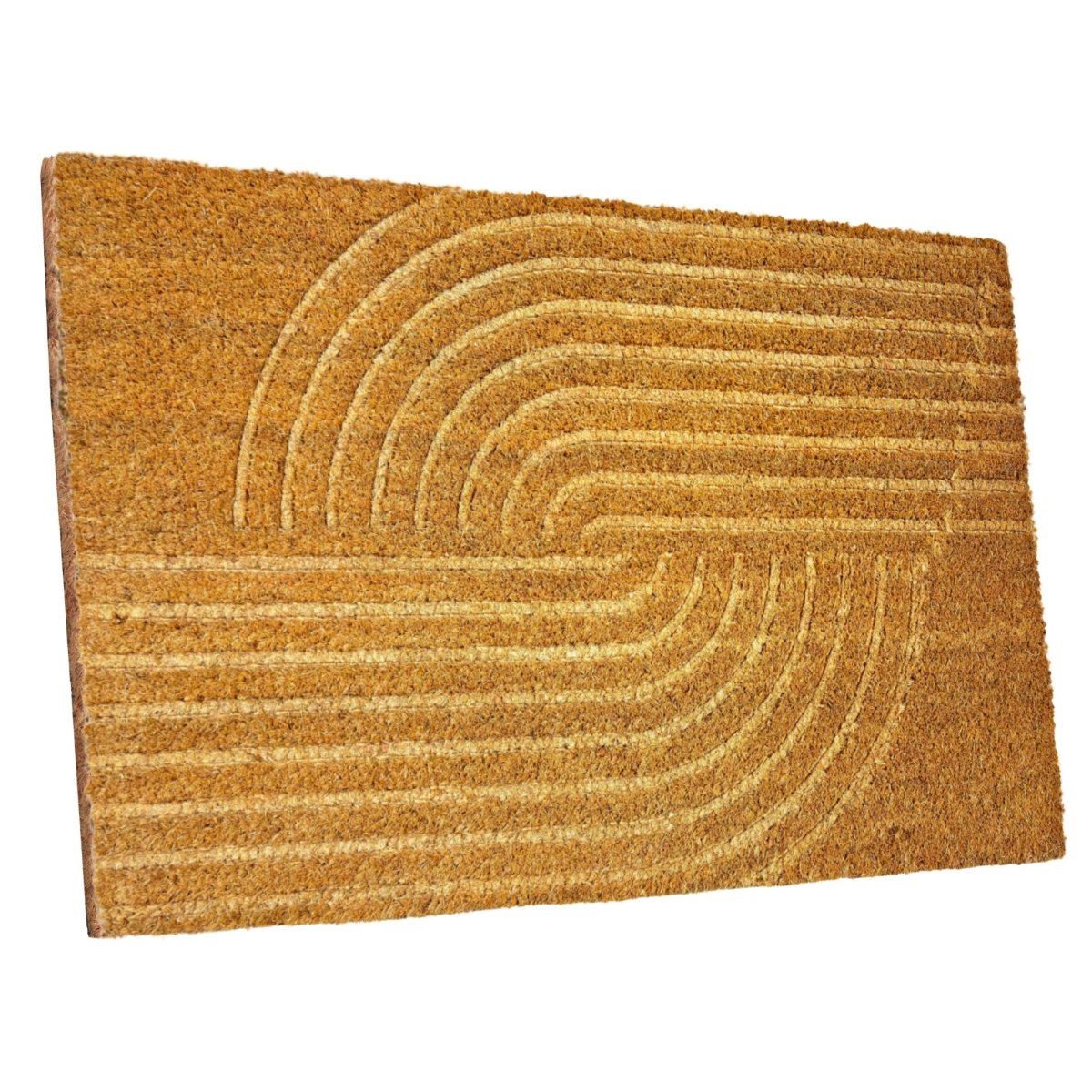 Fußmatte Circos aus Kokos mit Sandmotiv - robust, rutschfest, pflegeleicht - Entrando