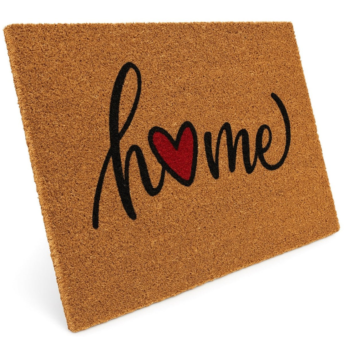 Fussmatte Kokos Home mit rotem Herz - Entrando