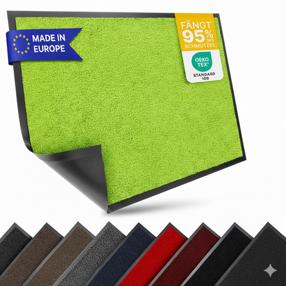 Premium Fußmatte für innen &amp; außen - Flach, Waschbar, Rutschfest