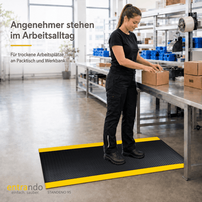 STANDENO 95 Antiermüdungsmatte für Stehschreibtisch &amp; Arbeitsplatz
